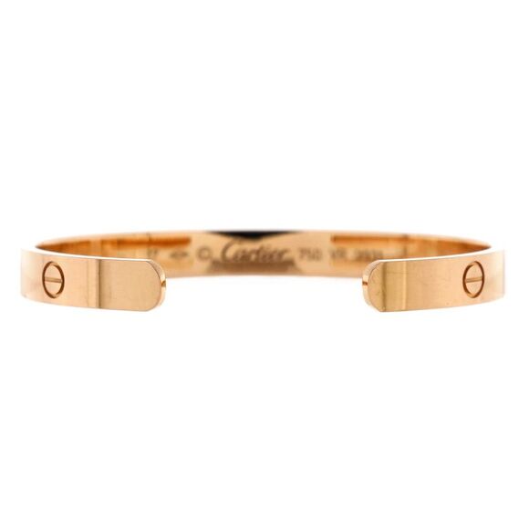 Cartier Love Cuff Bracelet 18K Rose Gold - - Picture 2 of 3